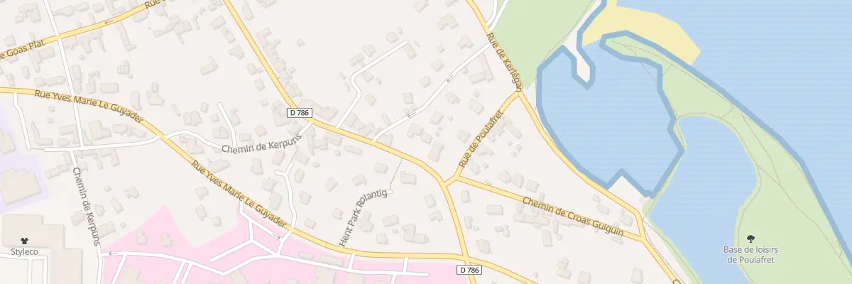 Plan du 35B Rue du Cdt J B Charcot à Paimpol