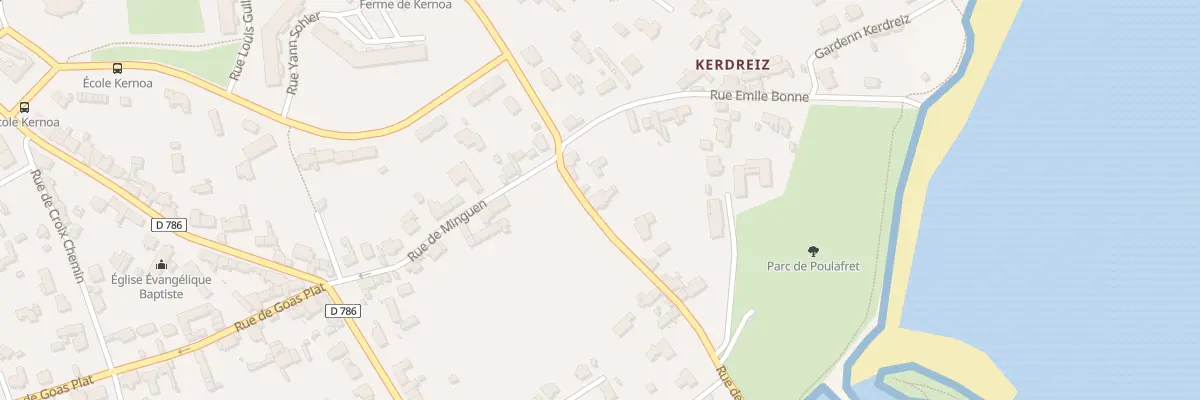 Plan du 3 Rue de Kerlégan à Paimpol