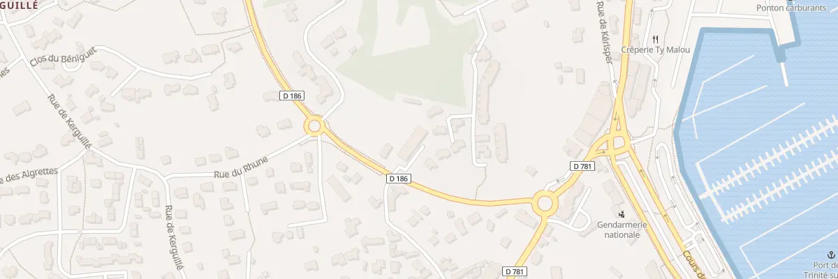Plan du 6 Rue Mané Roularde à La Trinité-sur-Mer