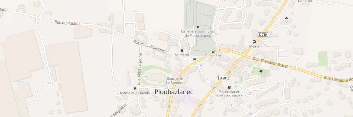 Plan du 5039 Rue de la Résistance à Ploubazlanec