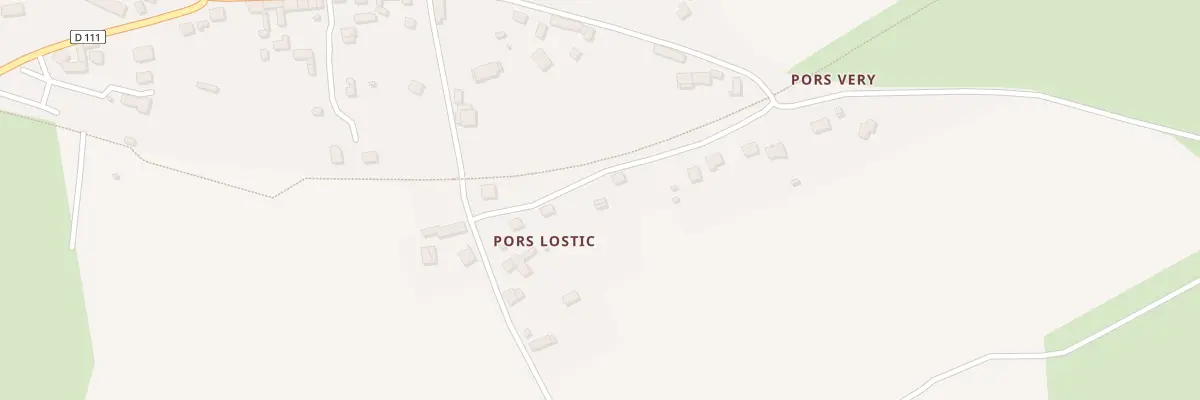 Plan du 15 Pors Lostic à Caurel