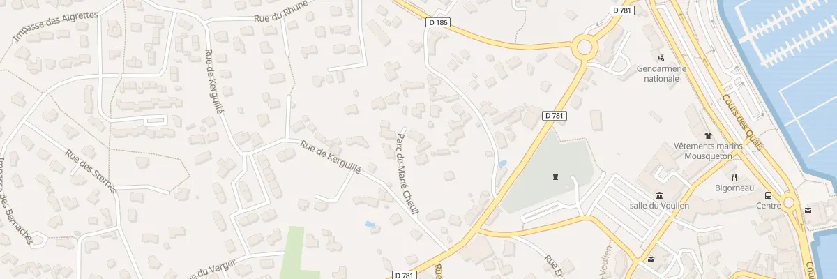 Plan du 1361 Rue de Kerguille à La Trinité-sur-Mer