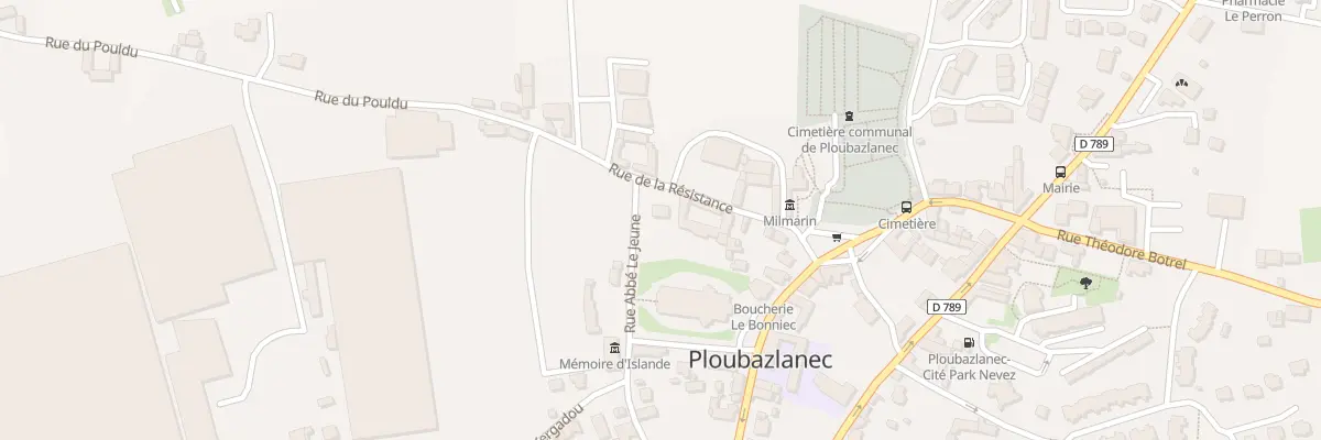 Plan du 23 Rue de la Résistance à Ploubazlanec