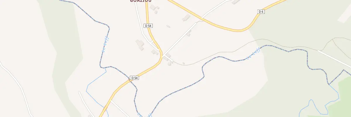 Plan du 7 Traou Goaziou à Lannebert