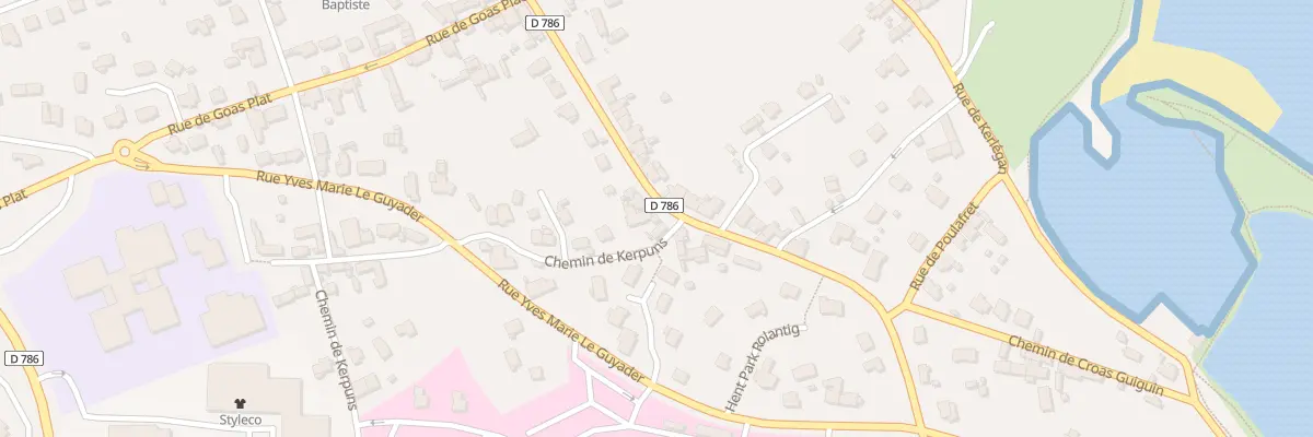 Plan du 20 Rue du Cdt J B Charcot à Paimpol