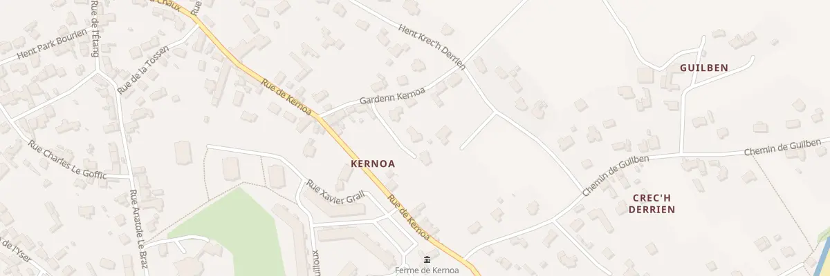 Plan du 8B Vc Gardenn Kernoa à Paimpol