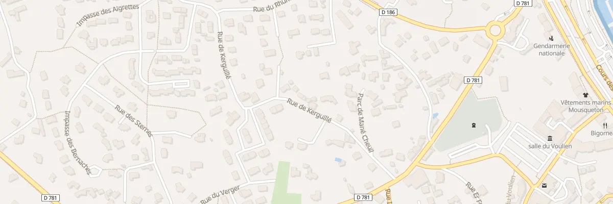 Plan du 12 Rue de Kerguille à La Trinité-sur-Mer