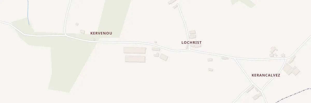 Plan du 1 Lochrist à Gommenec’h