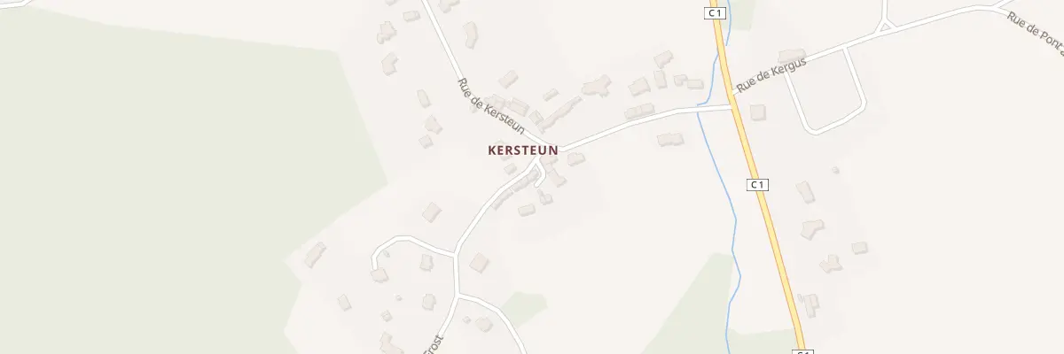 Plan du 5074 Kersteun à Lanrodec