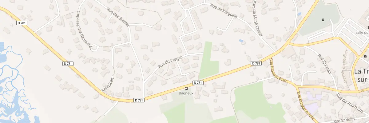 Plan du 8 Rue du Verger à La Trinité-sur-Mer