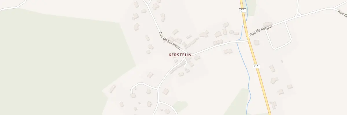Plan du 6 Rue de Kersteun à Lanrodec