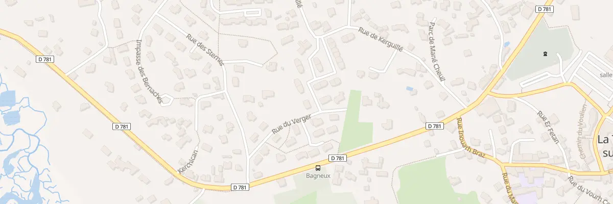 Plan du 5 Rue du Verger à La Trinité-sur-Mer