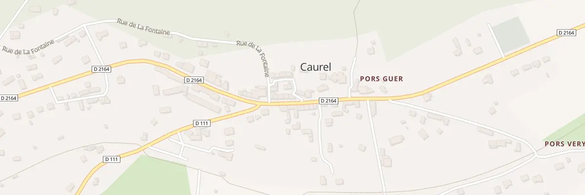 Plan du 46 Rue Roc’Hell à Caurel