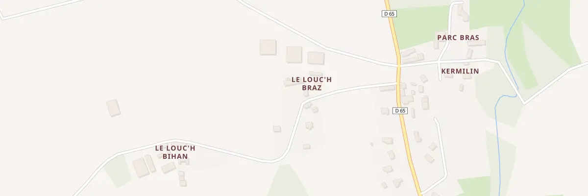 Plan du 5085 Louch Vras à Saint-Jean-Kerdaniel