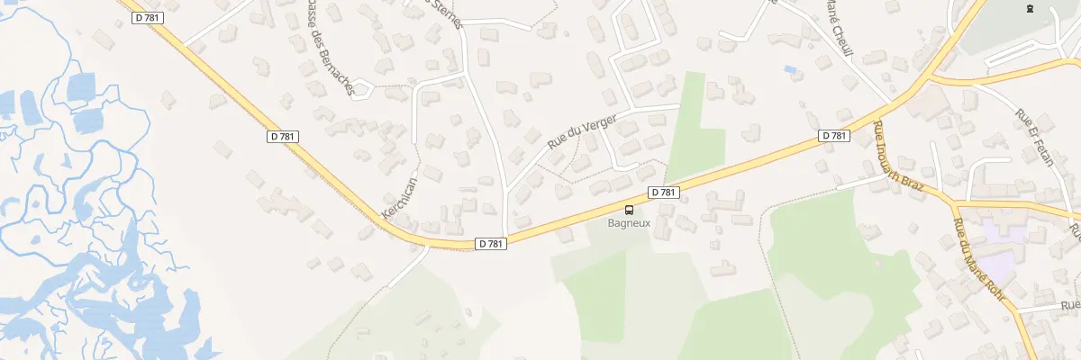 Plan du 4 Rue du Verger à La Trinité-sur-Mer