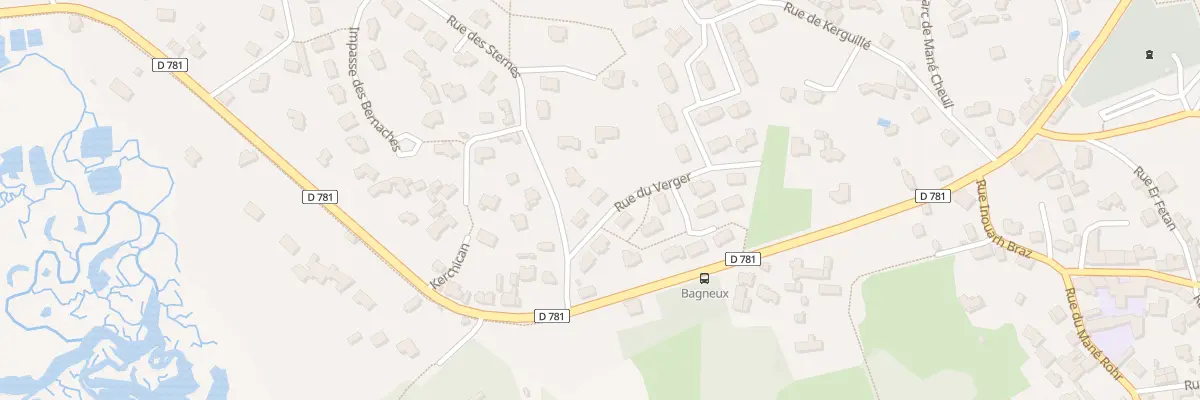 Plan du 3 Rue du Verger à La Trinité-sur-Mer