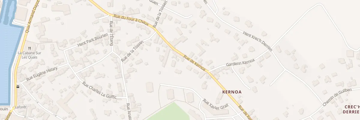 Plan du 10 Rue de Kernoa à Paimpol