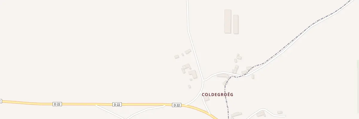 Plan du 7 Coldegroeg à Senven-Léhart
