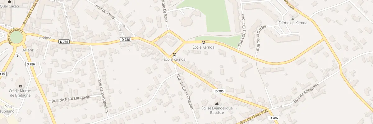 Plan du 19 Rue Professeur J Renaud à Paimpol