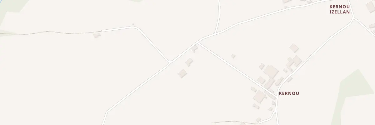 Plan du 12 Kernou à Yvias