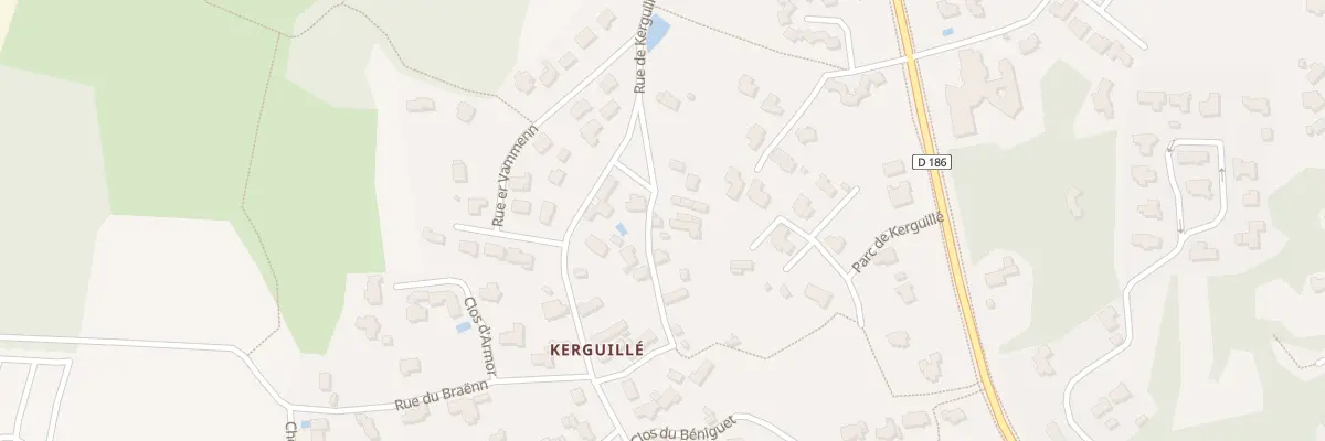 Plan du 68 Rue de Kerguille à La Trinité-sur-Mer