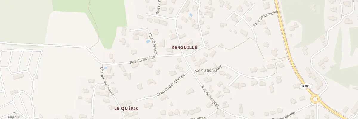 Plan du 45 Rue de Kerguille à La Trinité-sur-Mer