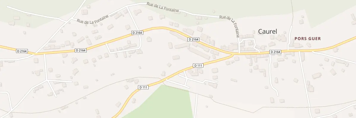 Plan du 2 Rte du Lac à Caurel