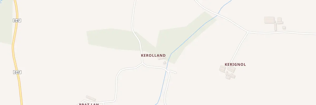 Plan du 1 Kerolland à Gommenec’h
