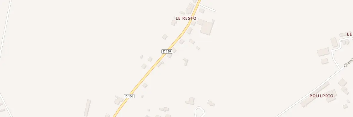 Plan du 285 Le Resto à Pluméliau-Bieuzy