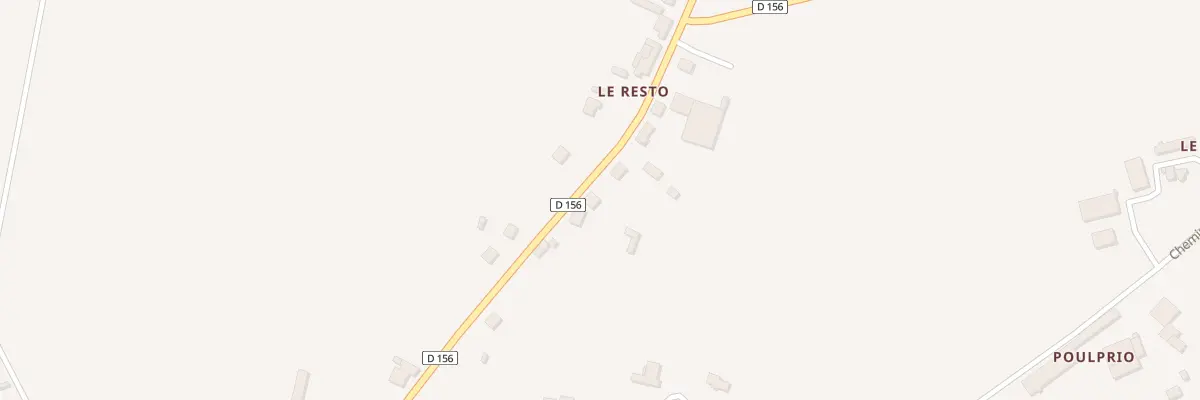 Plan du 317 Le Resto à Pluméliau-Bieuzy