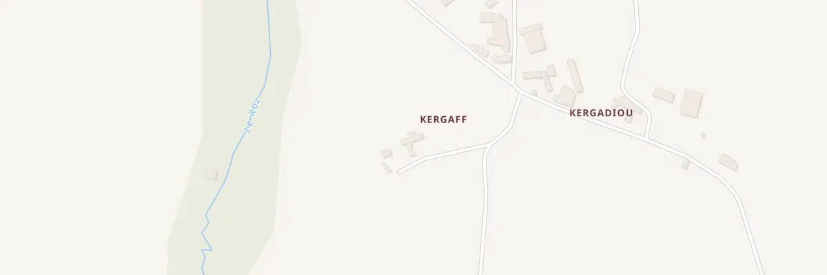 Plan du 6 Kergaff à Gommenec’h