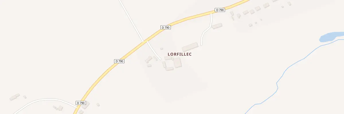 Plan du 3 Lorfillec au Haut-Corlay