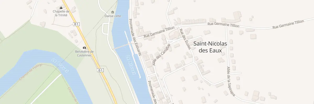 Plan du 8 All des Camélias à Pluméliau-Bieuzy