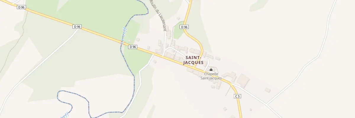 Plan du 10 Saint Jacques à Tréméven