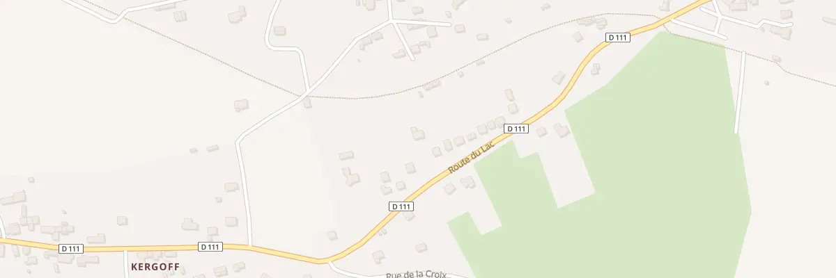Plan du 30 Rte du Lac à Caurel