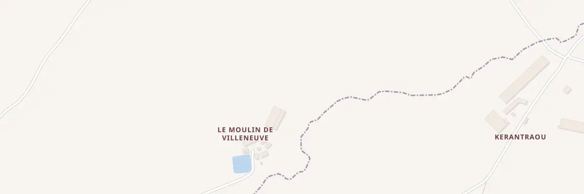 Plan du 1 Moulin de la Ville Neuve à Saint-Connan