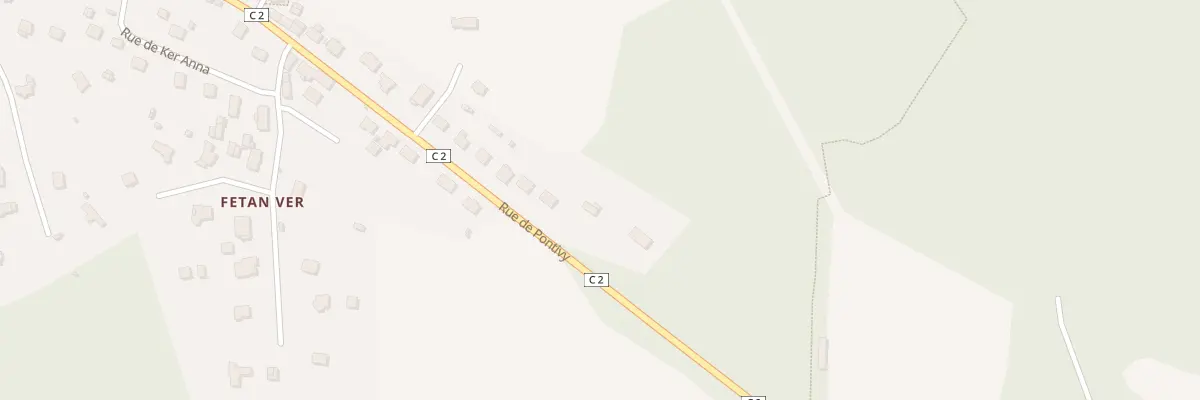 Plan du 59 Rue de Pontivy à Malguénac