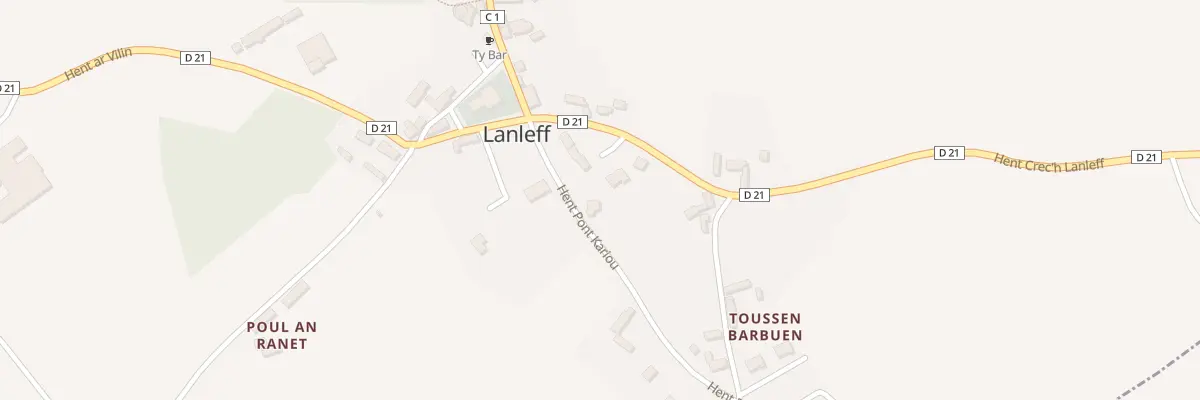 Plan du 3B Prajou Bihan à Lanleff