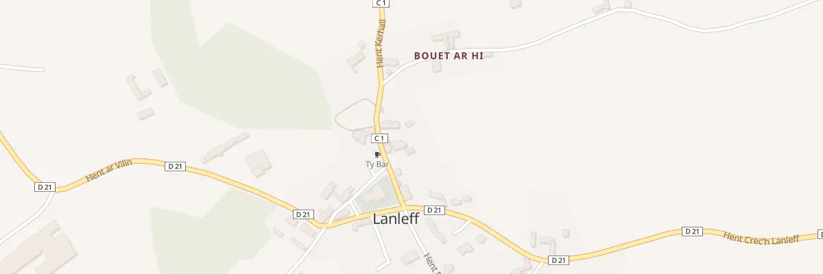 Plan du 4 Le Bourg à Lanleff