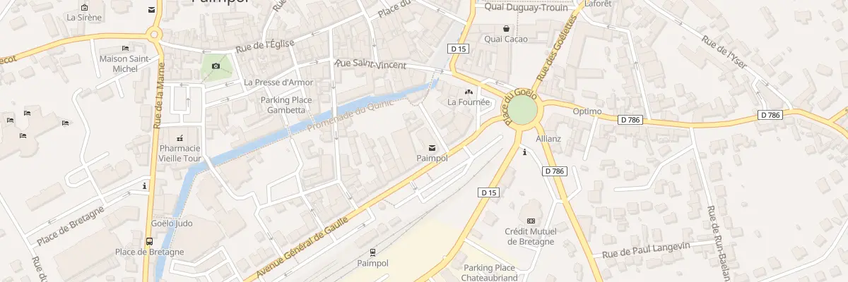 Plan du 6 Rue Eugène Herland à Paimpol