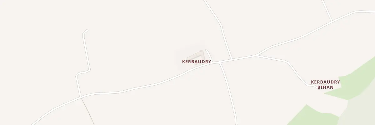 Plan du 5172 Kerbaudery à Trévérec