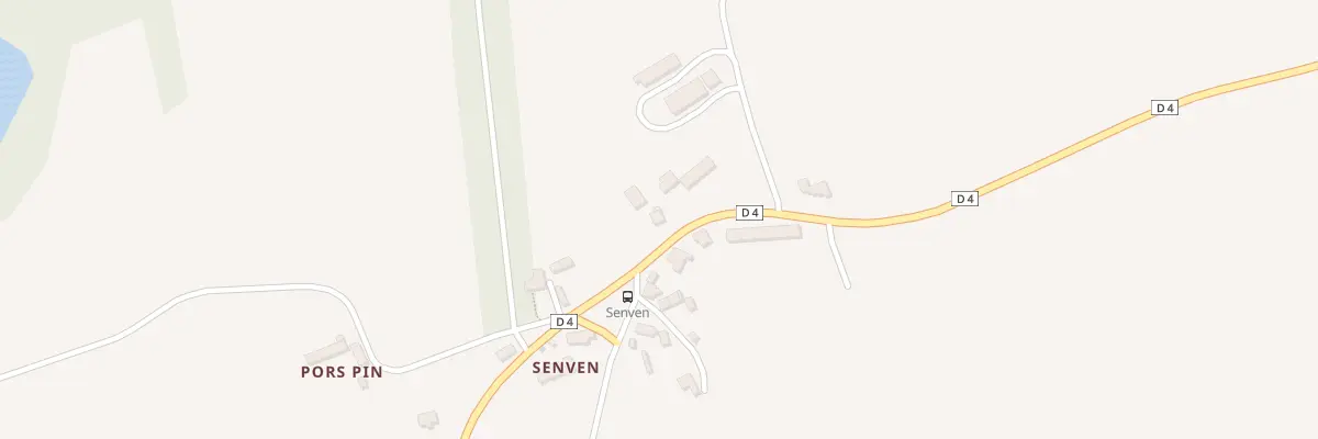Plan du 6 Senven à Lanrodec