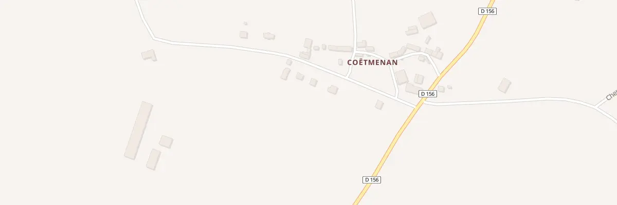 Plan du 162 Coet Menan à Pluméliau-Bieuzy