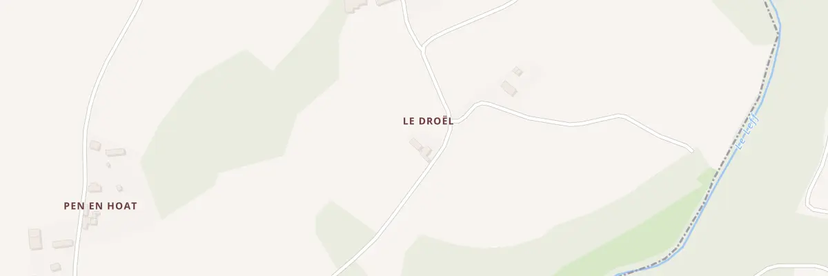 Plan du 5059 Le Droël à Trévérec