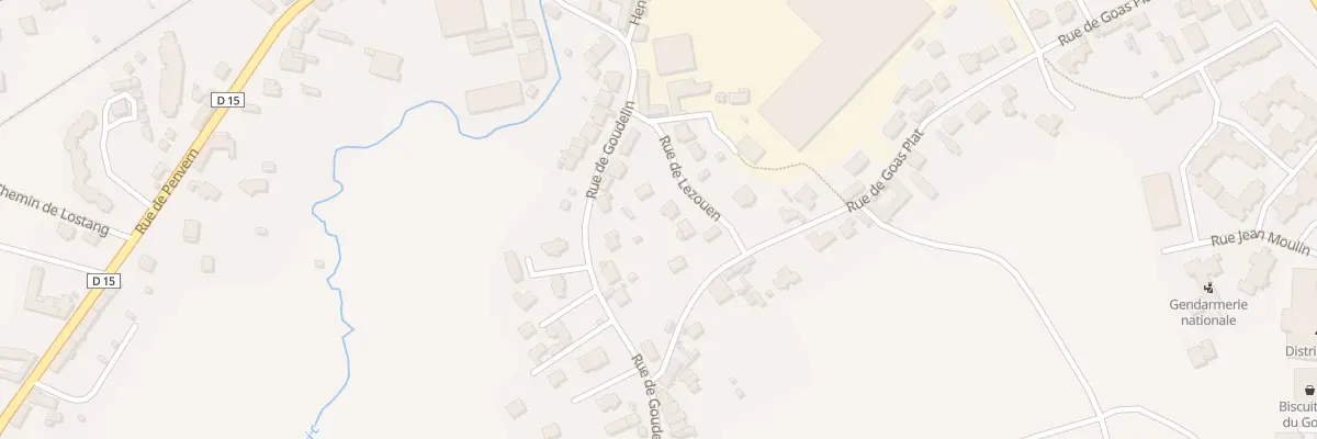 Plan du 9011 Rue de Lézouen à Paimpol