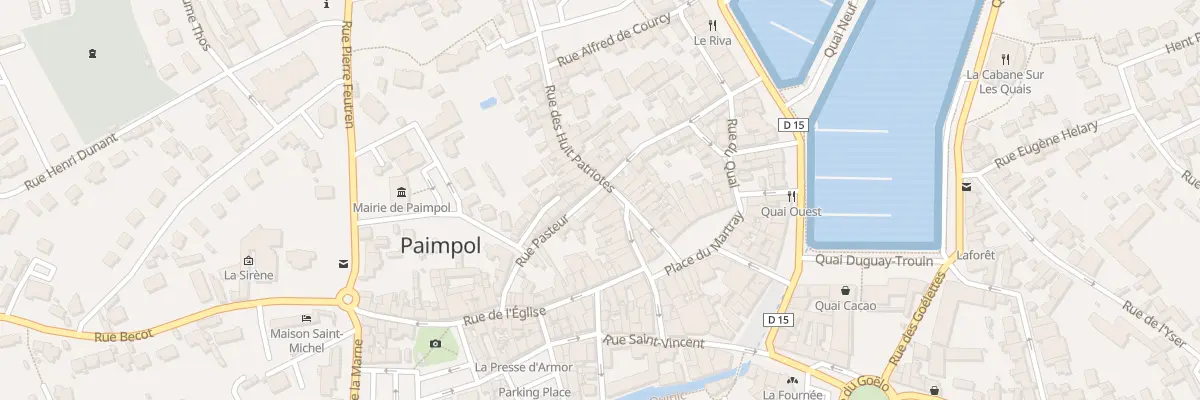 Plan du 13 Rue des Huit Patriotes à Paimpol