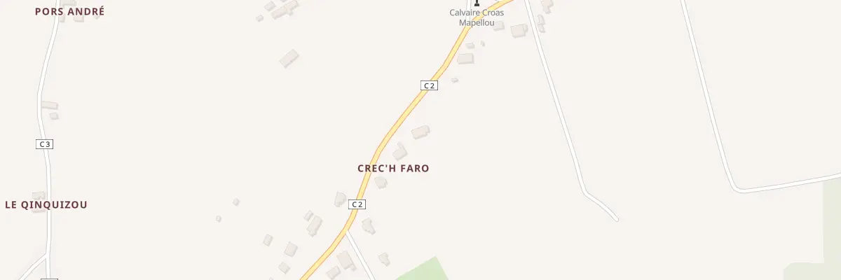 Plan du 15 Crec’h Faro à Yvias