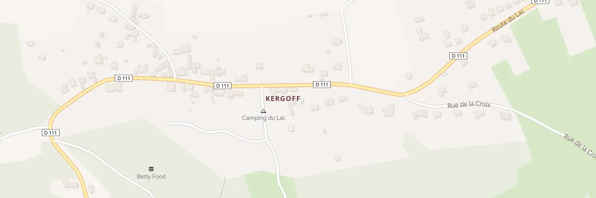 Plan du 7 Kergoff à Caurel