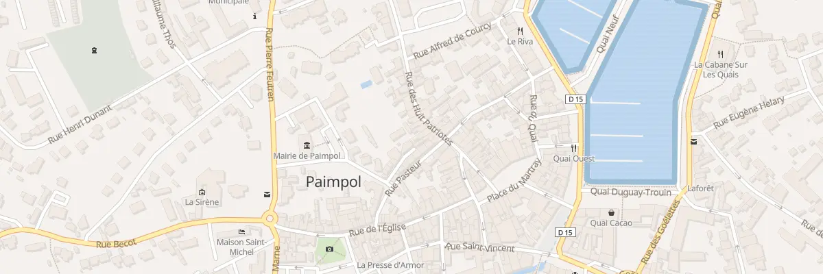Plan du 21 Rue des Huit Patriotes à Paimpol