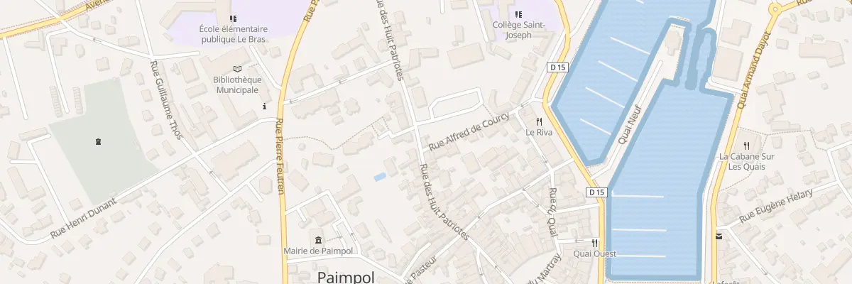 Plan du 40 Rue des Huit Patriotes à Paimpol